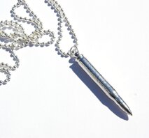 Unisex halsband med stor bullet, patron